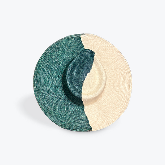 Two-Tone Toquilla Straw Hats