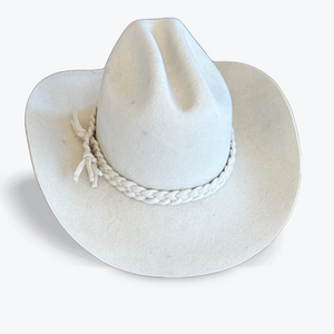 WESTERN WOOL HAT - large brim hard hat, large brim ladies hat, merino wool hat, rancher hat, wool cowboy hat, wide brim wool fedora, panama straw hats - The Hip Hat