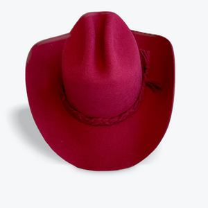 WESTERN WOOL HAT - large brim hard hat, large brim ladies hat, merino wool hat, rancher hat, wool cowboy hat, wide brim wool fedora, panama straw hats - The Hip Hat