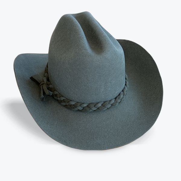 WESTERN WOOL HAT - large brim hard hat, large brim ladies hat, merino wool hat, rancher hat, wool cowboy hat, wide brim wool fedora, panama straw hats - The Hip Hat