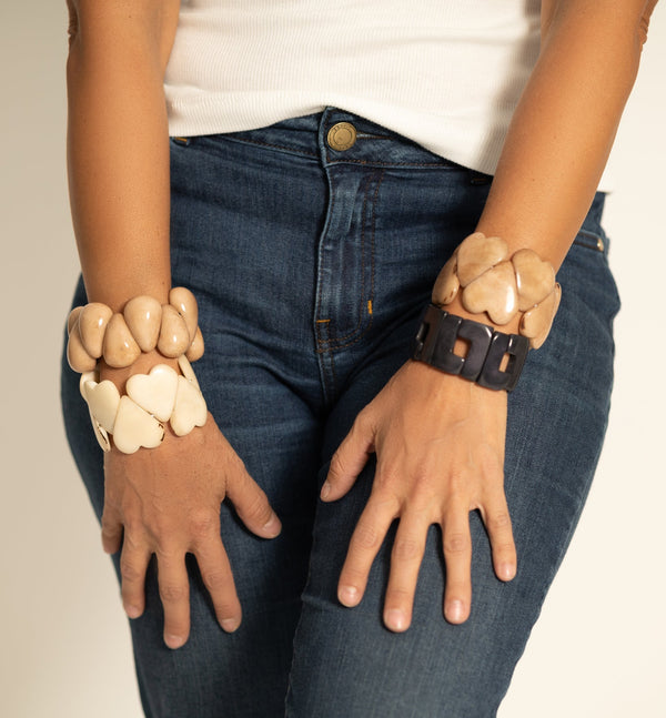 GEOMETRIC TAGUA NUT BRACELETS The Hip Hat