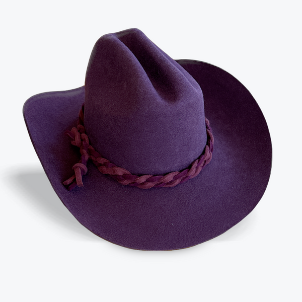 WESTERN WOOL HAT - large brim hard hat, large brim ladies hat, merino wool hat, rancher hat, wool cowboy hat, wide brim wool fedora, panama straw hats - The Hip Hat
