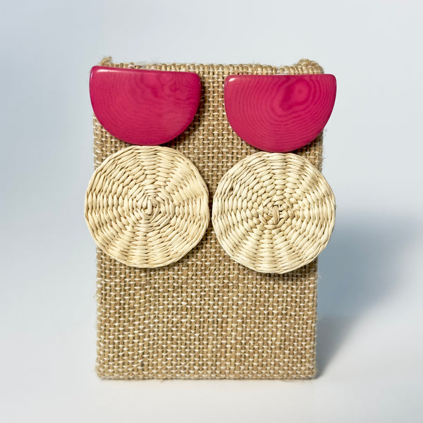 STRAW EARRINGS The Hip Hat