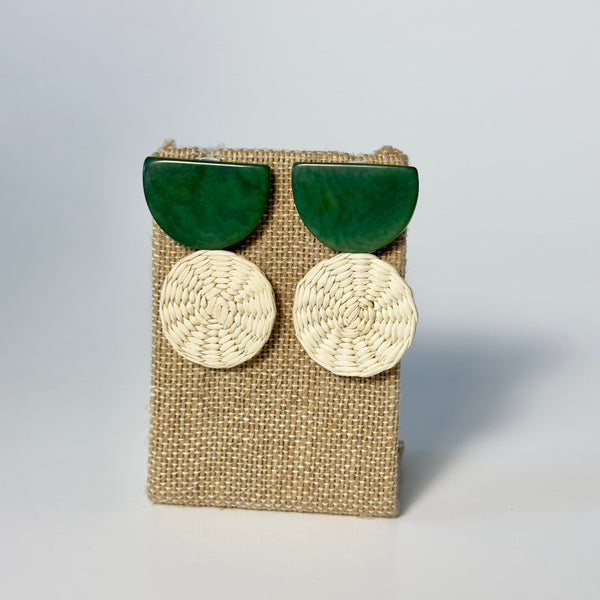 STRAW EARRINGS The Hip Hat