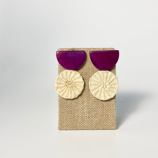 STRAW EARRINGS The Hip Hat