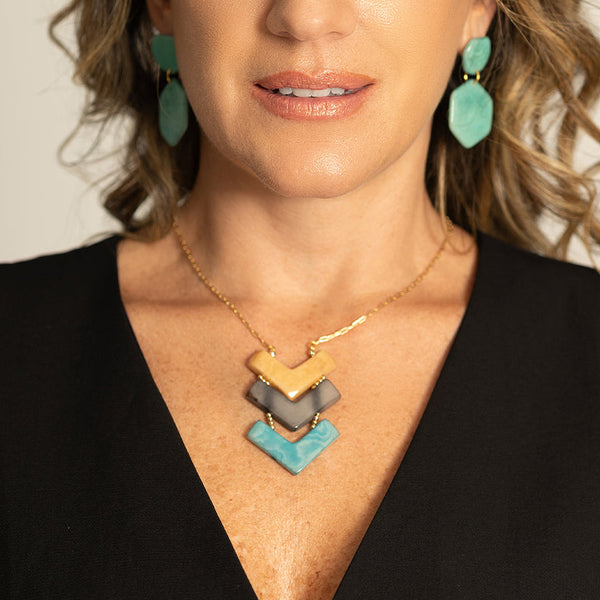 GEOMETRIC DANGLE EARRINGS The Hip Hat