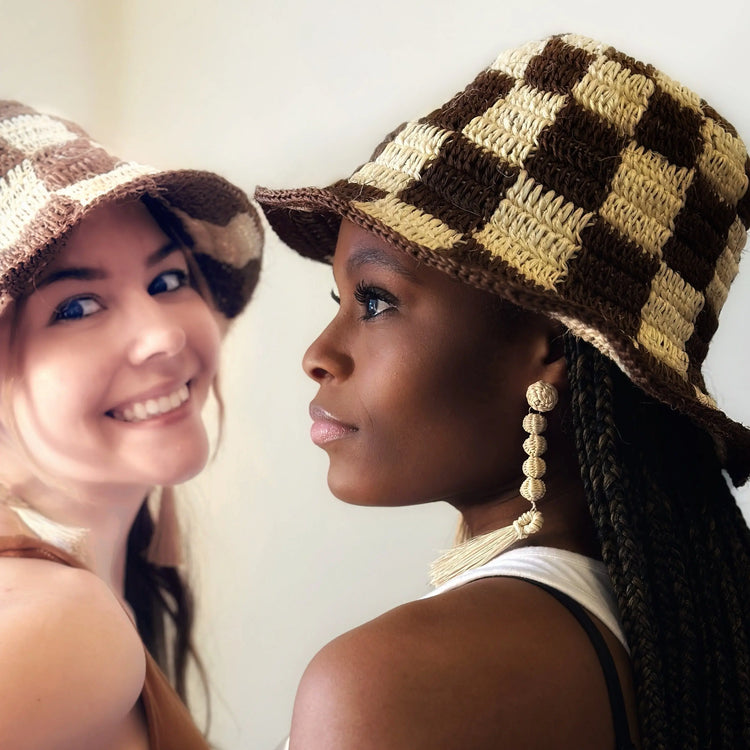 Straw and Hemp Bucket Hats