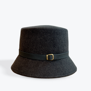WOOL BUCKET HAT - large brim hard hat, large brim ladies hat, merino wool hat, rancher hat, wool cowboy hat, wide brim wool fedora, panama straw hats - The Hip Hat