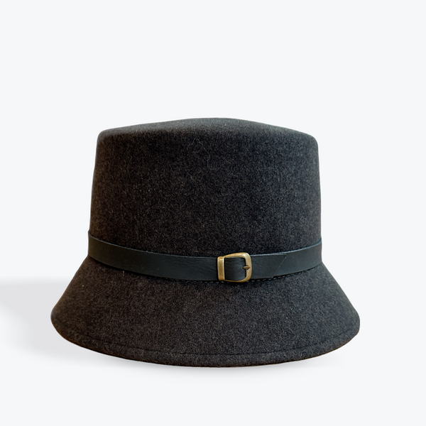 WOOL BUCKET HAT - large brim hard hat, large brim ladies hat, merino wool hat, rancher hat, wool cowboy hat, wide brim wool fedora, panama straw hats - The Hip Hat