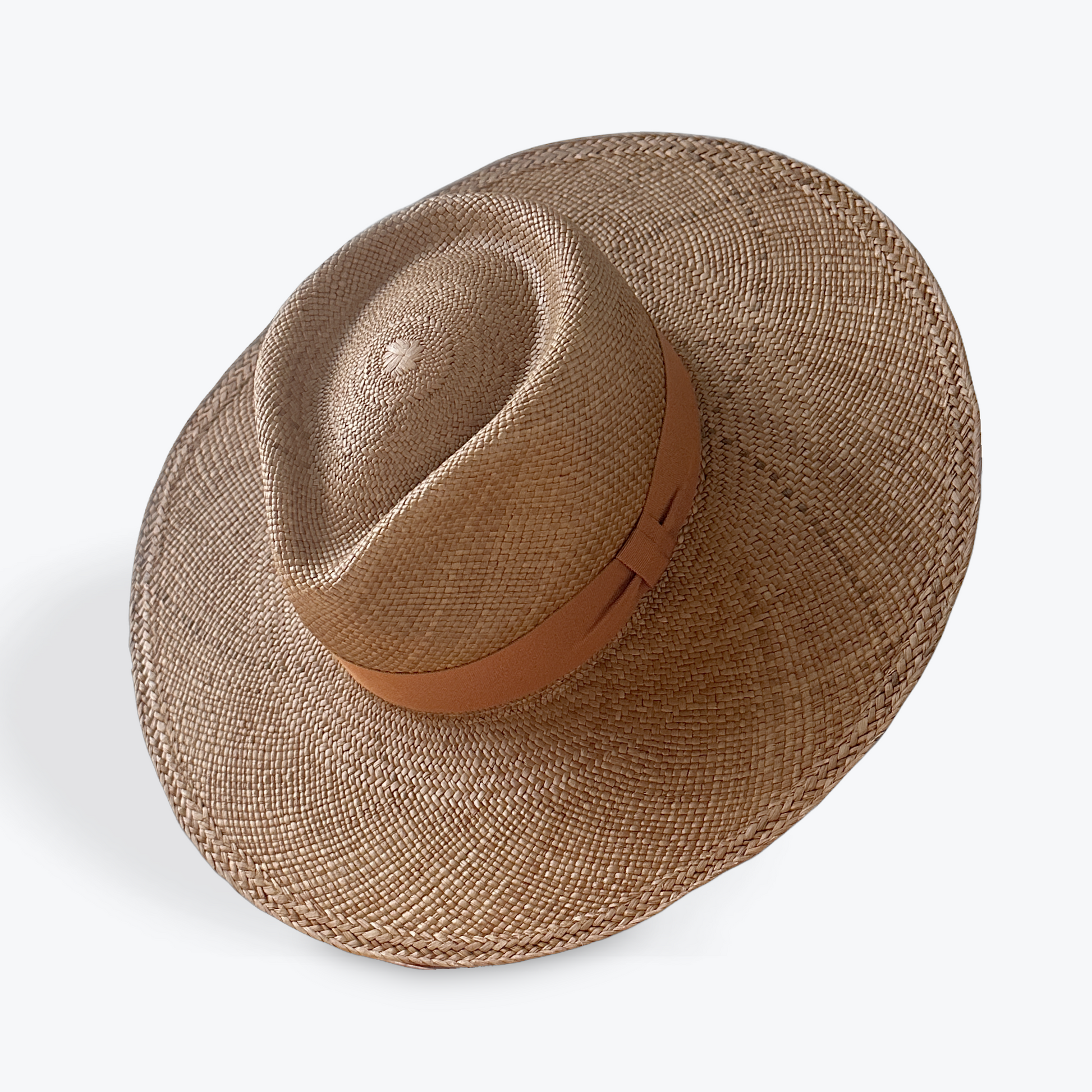 Caramel Large Brim Toquilla Straw Hat The Hip Hat