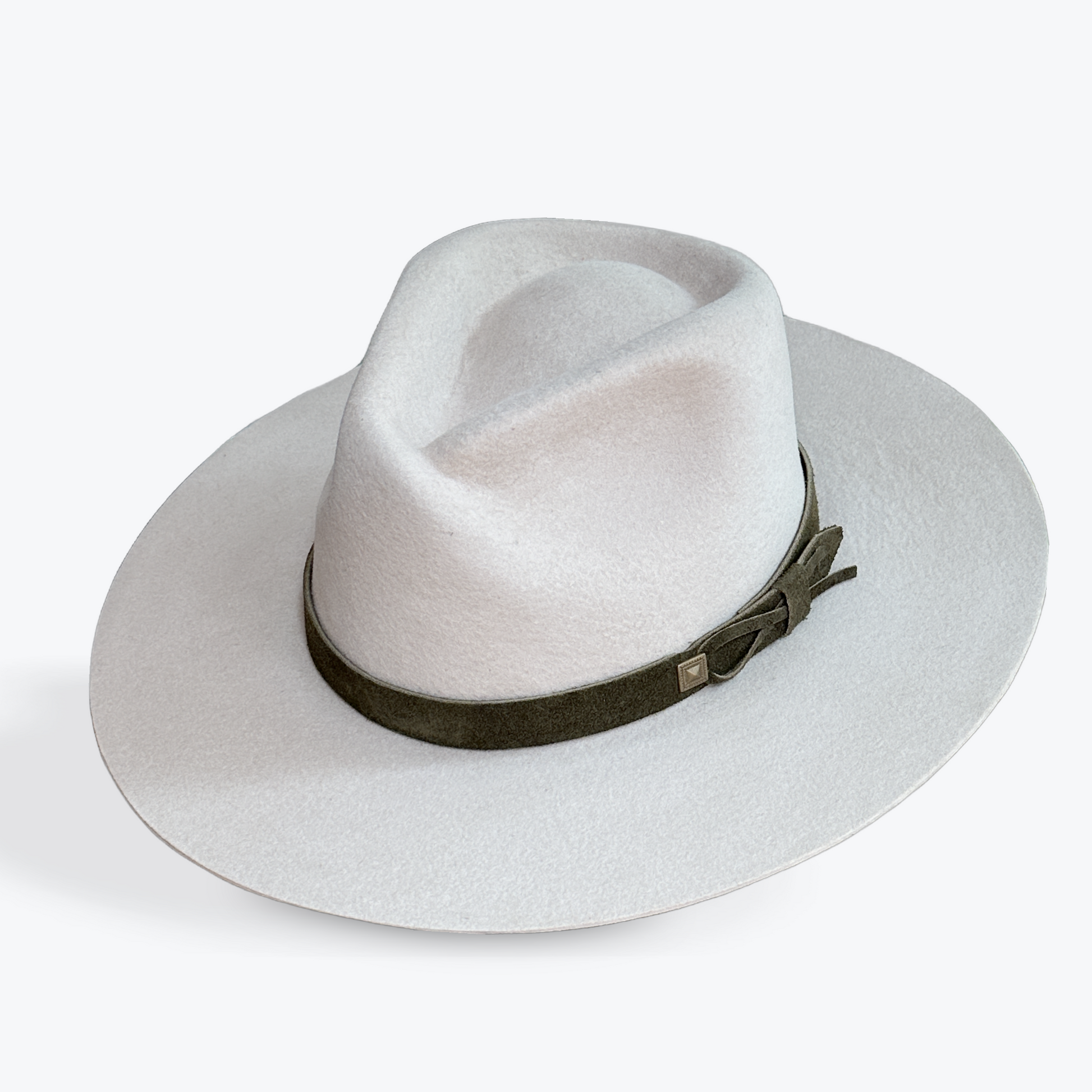 CRISS CROSS RANCHER HAT - large brim hard hat, large brim ladies hat, merino wool hat, rancher hat, wool cowboy hat, wide brim wool fedora, panama straw hats - The Hip Hat