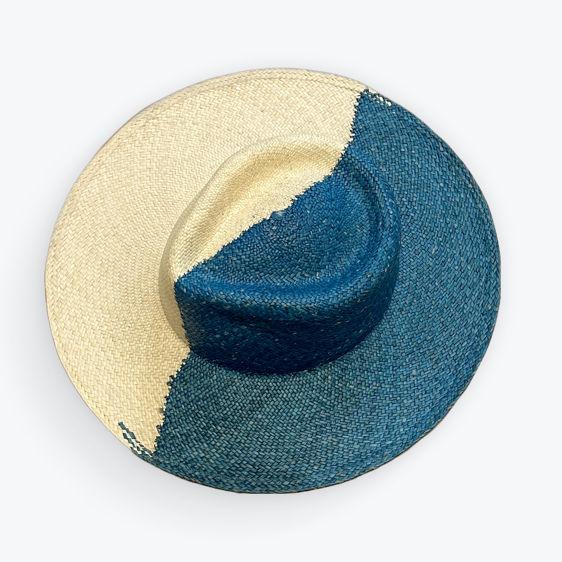 TWO-TONE STRAW HAT The Hip Hat