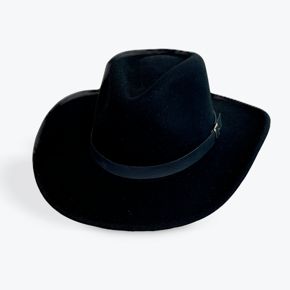 Rodeo Fedora with Trim - Black Bullhide Hats 0350BL Rodeo Round- Up Ruidoso 6X Black Cowboy  main image 4