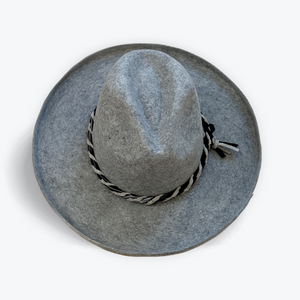 PENCIL BRIM FEDORA - large brim hard hat, large brim ladies hat, merino wool hat, rancher hat, wool cowboy hat, wide brim wool fedora, panama straw hats - The Hip Hat