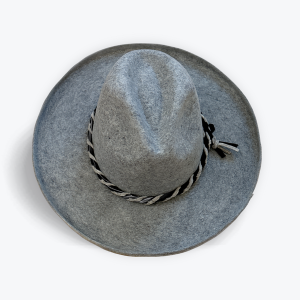 PENCIL BRIM FEDORA - large brim hard hat, large brim ladies hat, merino wool hat, rancher hat, wool cowboy hat, wide brim wool fedora, panama straw hats - The Hip Hat