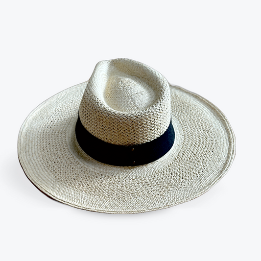 THE VENTED LARGE BRIM STRAW HAT The Hip Hat