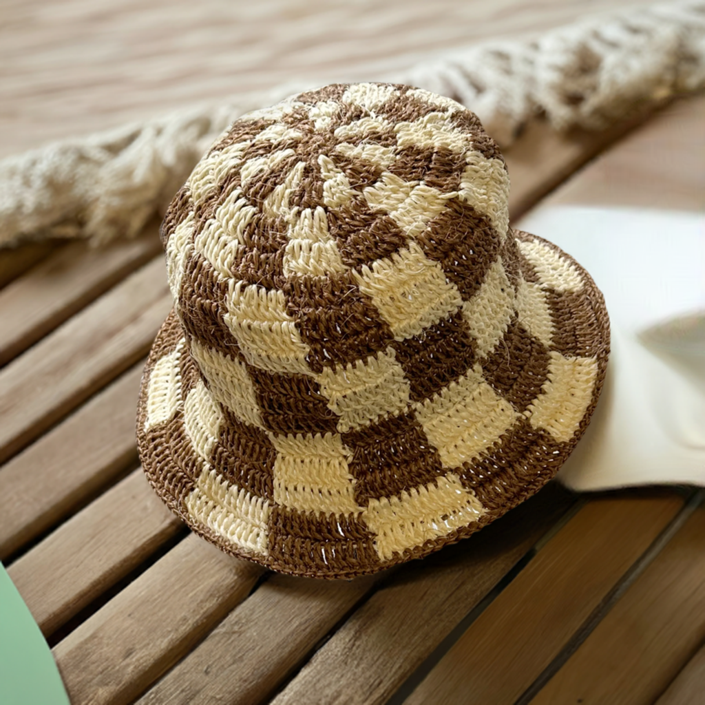 CABUYA  CROCHET BUCKET HAT - large brim hard hat, large brim ladies hat, merino wool hat, rancher hat, wool cowboy hat, wide brim wool fedora, panama straw hats - The Hip Hat