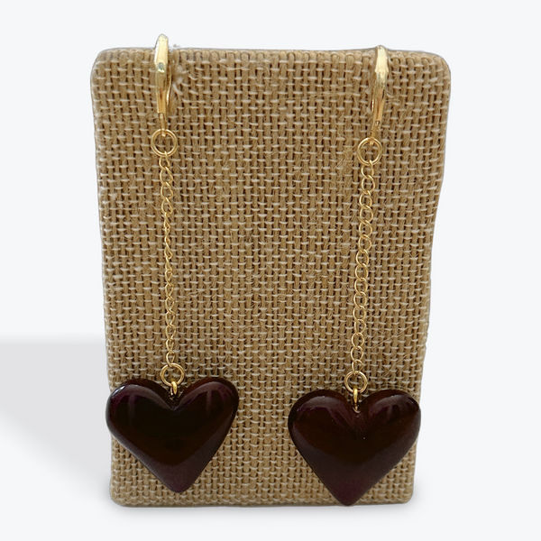 TAGUA NUT HEART NECKLACE & EARRINGS SET The Hip Hat