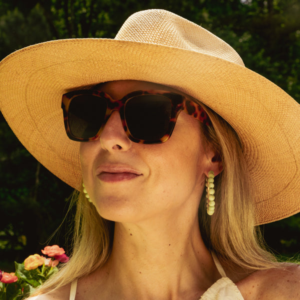 COLOR LARGE BRIM STRAW HAT The Hip Hat