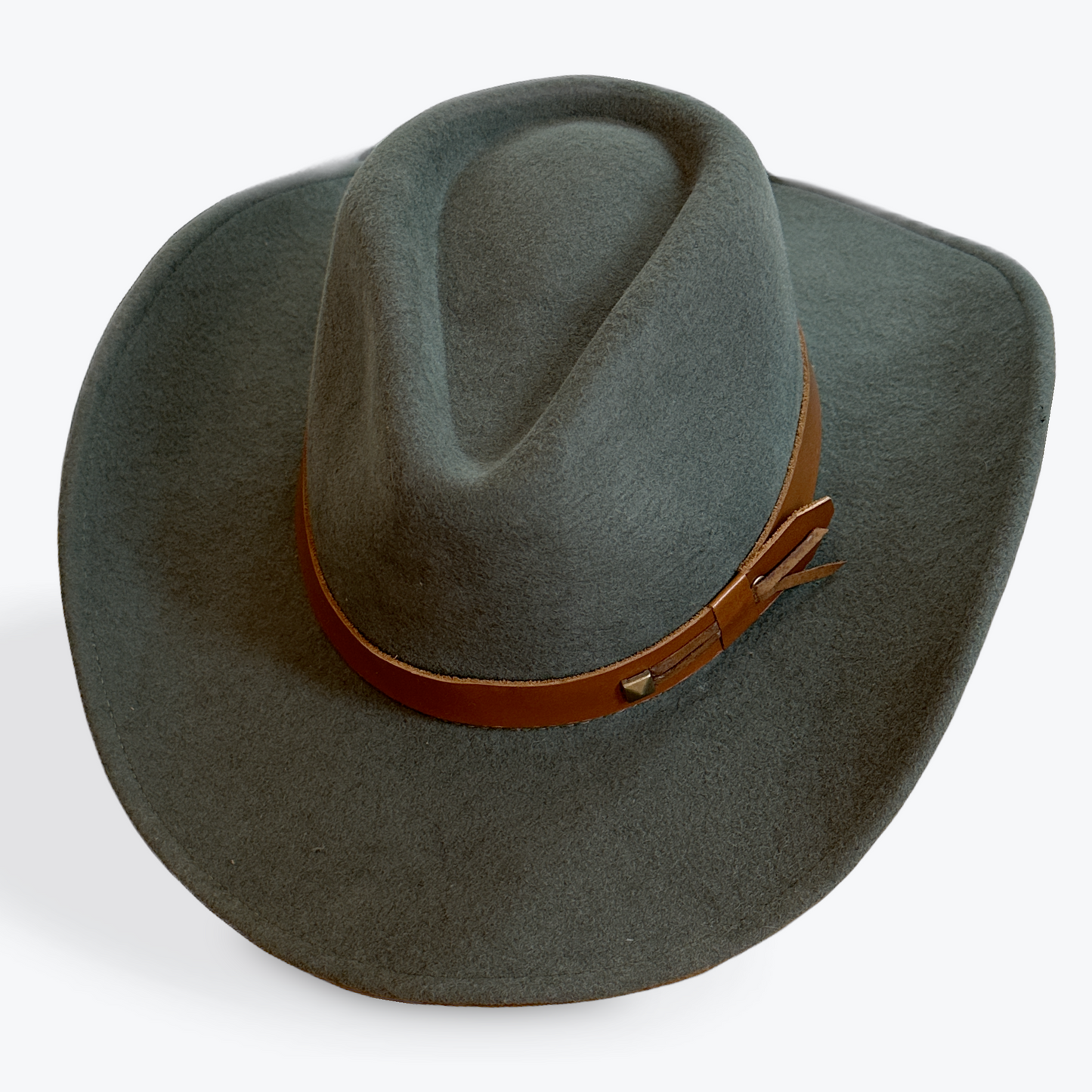 BANDIDO WESTERN HAT - large brim hard hat, large brim ladies hat, merino wool hat, rancher hat, wool cowboy hat, wide brim wool fedora, panama straw hats - The Hip Hat