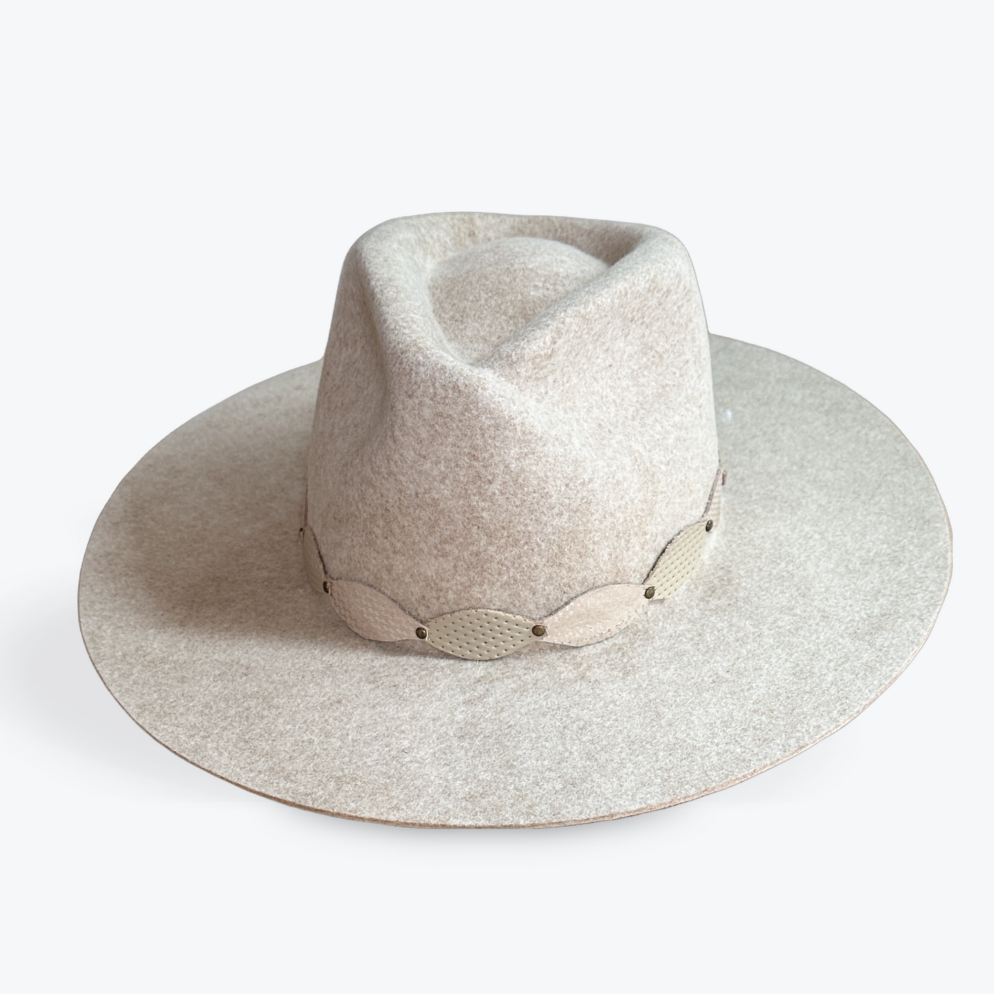 CRISS CROSS RANCHER HAT - large brim hard hat, large brim ladies hat, merino wool hat, rancher hat, wool cowboy hat, wide brim wool fedora, panama straw hats - The Hip Hat