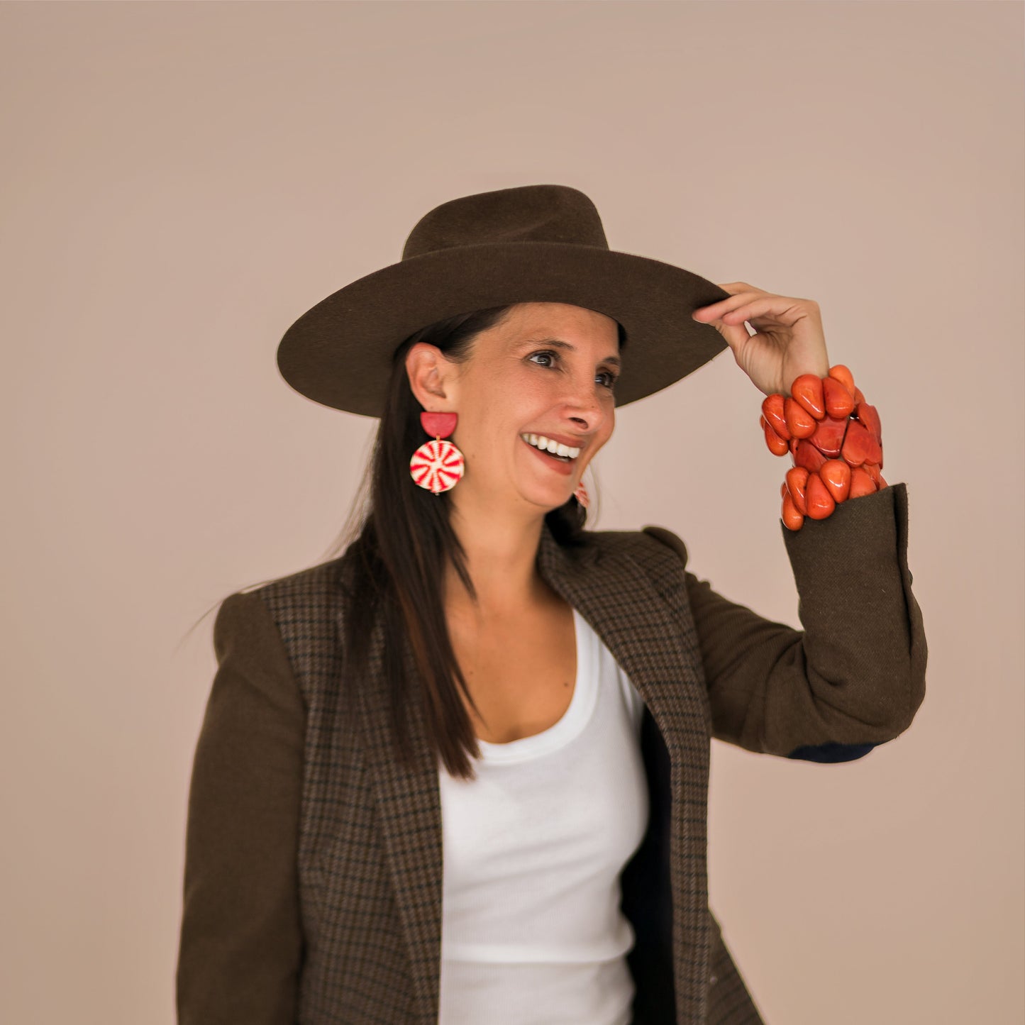 STRAW EARRINGS The Hip Hat