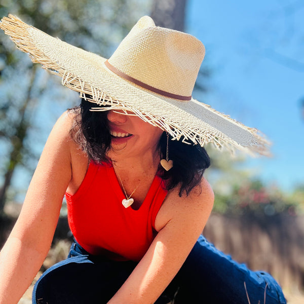 VACATION FRINGED SUN HAT The Hip Hat