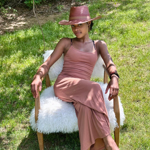 BURGUNDY LARGE BRIM TOQUILLA STRAW HAT The Hip Hat