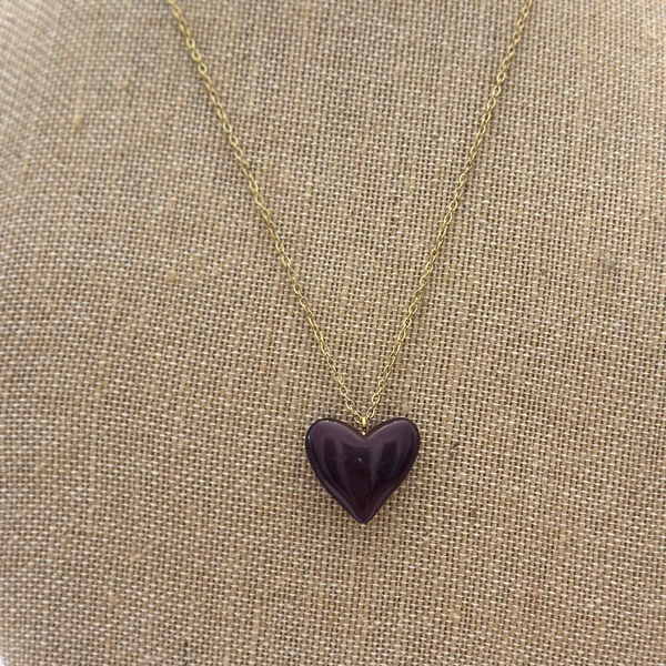 TAGUA NUT HEART NECKLACE & EARRINGS SET The Hip Hat