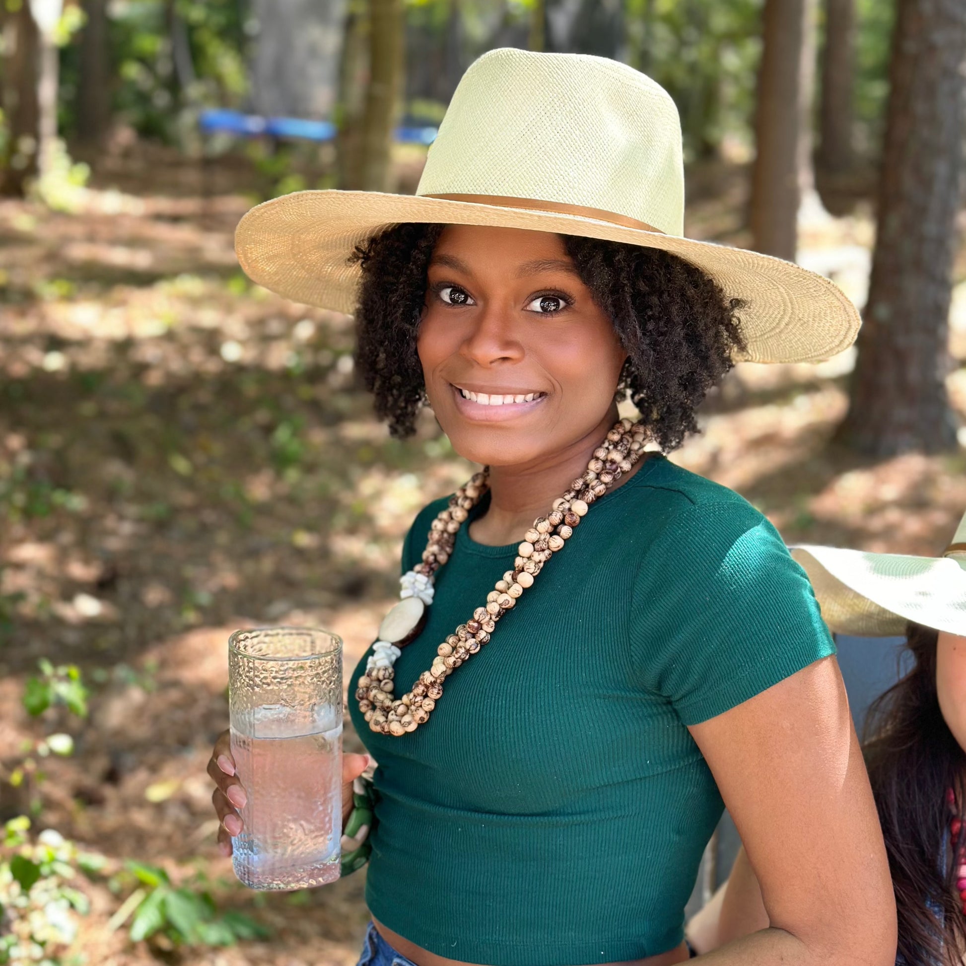 LARGE BRIM NATURAL STRAW HAT - large brim hard hat, large brim ladies hat, merino wool hat, rancher hat, wool cowboy hat, wide brim wool fedora, panama straw hats - The Hip Hat