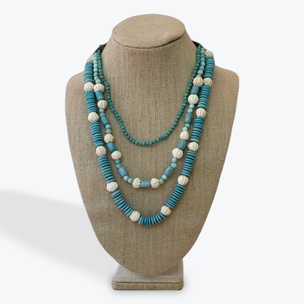 BOHO LAYERED MIXED NECKLACE The Hip Hat
