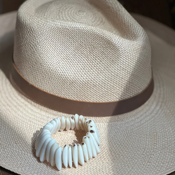 TRIBAL STATEMENT TAGUA NUT BRACELET The Hip Hat