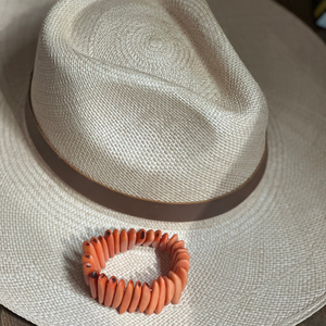Statement Bracelet in Orange