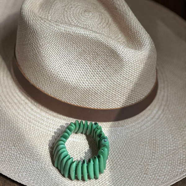 TRIBAL STATEMENT TAGUA NUT BRACELET The Hip Hat